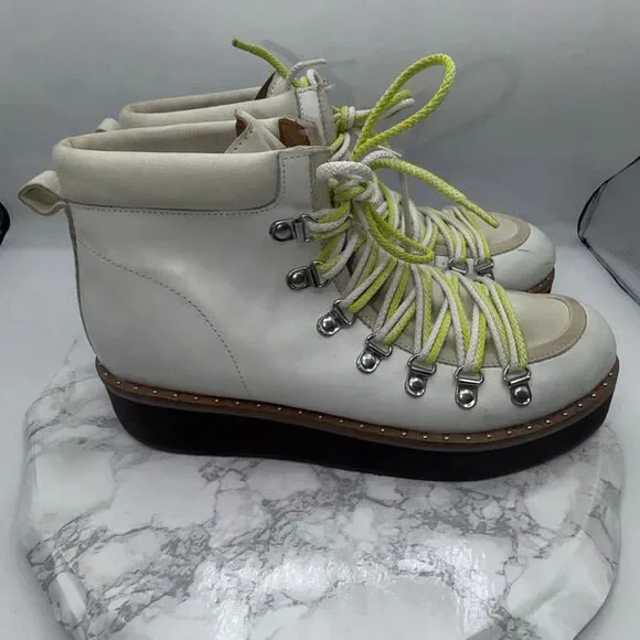 FREE PEOPLE Durango Lace Up Platform Hiking Boots-EUR 41/ US 10 - Picture 4 of 10